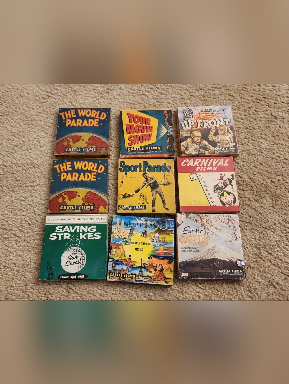 Vtg Home Movie Films Set Of 9‎ #Y